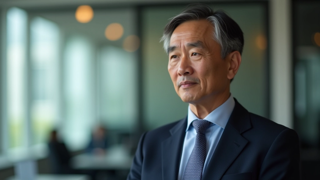 Middle-aged professional reviewing retirement planning document with focused determination